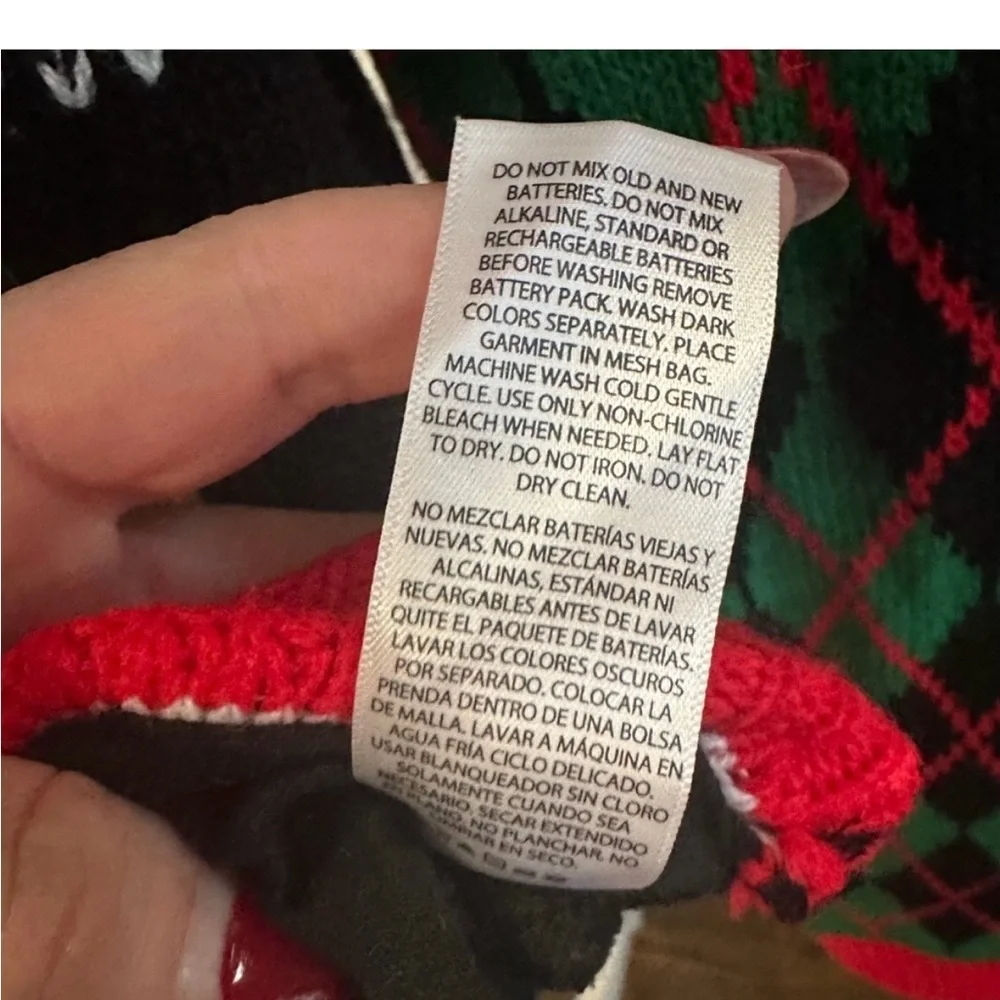 REALLY LIGHTS UP Holiday Time Christmas Sweater